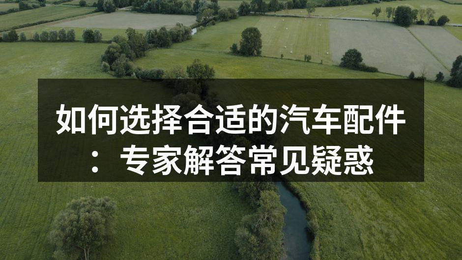 专业技师在更换汽车配件
